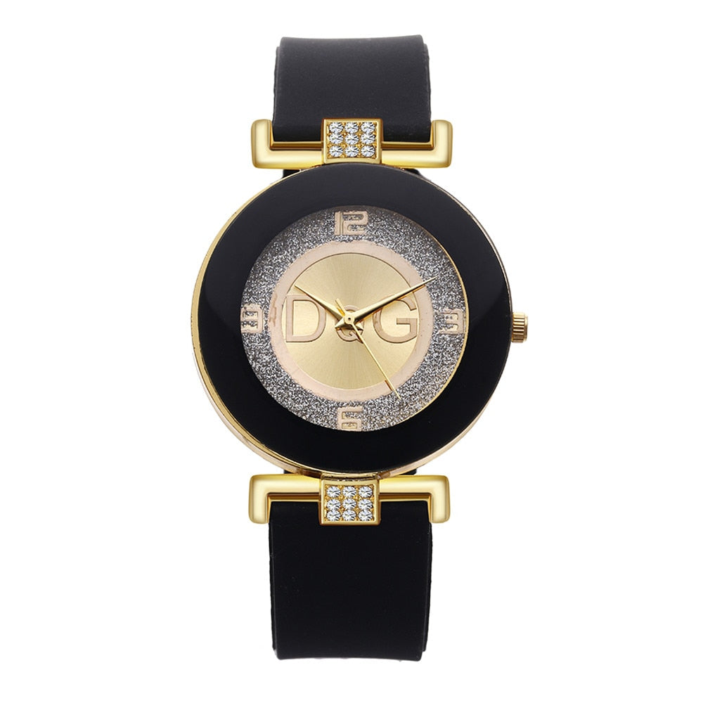 #added collection Black White Quartz wrist wear