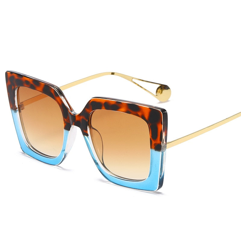 Vintage Transparent Square Eyewear