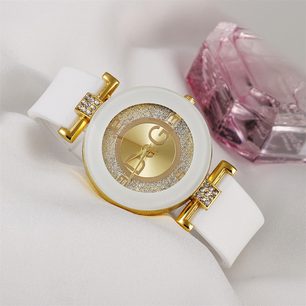 #added collection Black White Quartz wrist wear