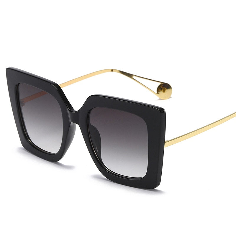 Vintage Transparent Square Eyewear