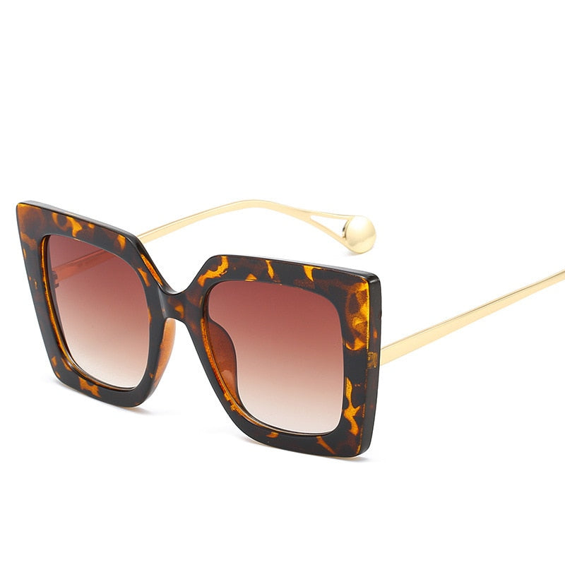 Vintage Transparent Square Eyewear