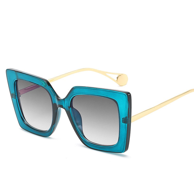 Vintage Transparent Square Eyewear