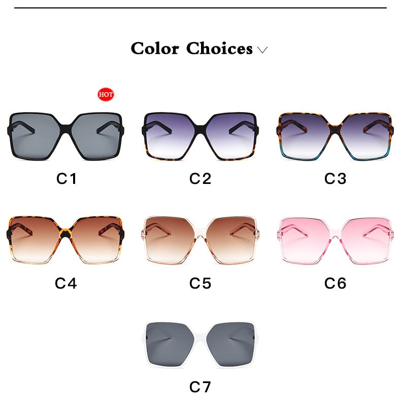 Slick oversized eyewear