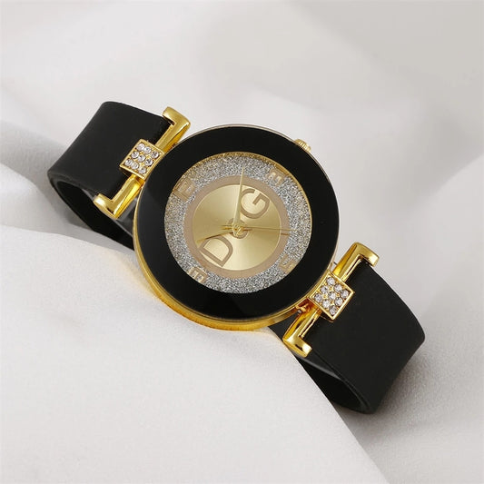 #added collection Black White Quartz wrist wear